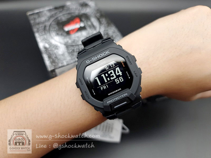 CASIO G-SHOCK นาฬิกาข้อมือ นาฬิกากันน้ำ นาฬิกาของแท้ ประกันศูนย์ CMG 1 ปี รุ่น GBD-200-1D