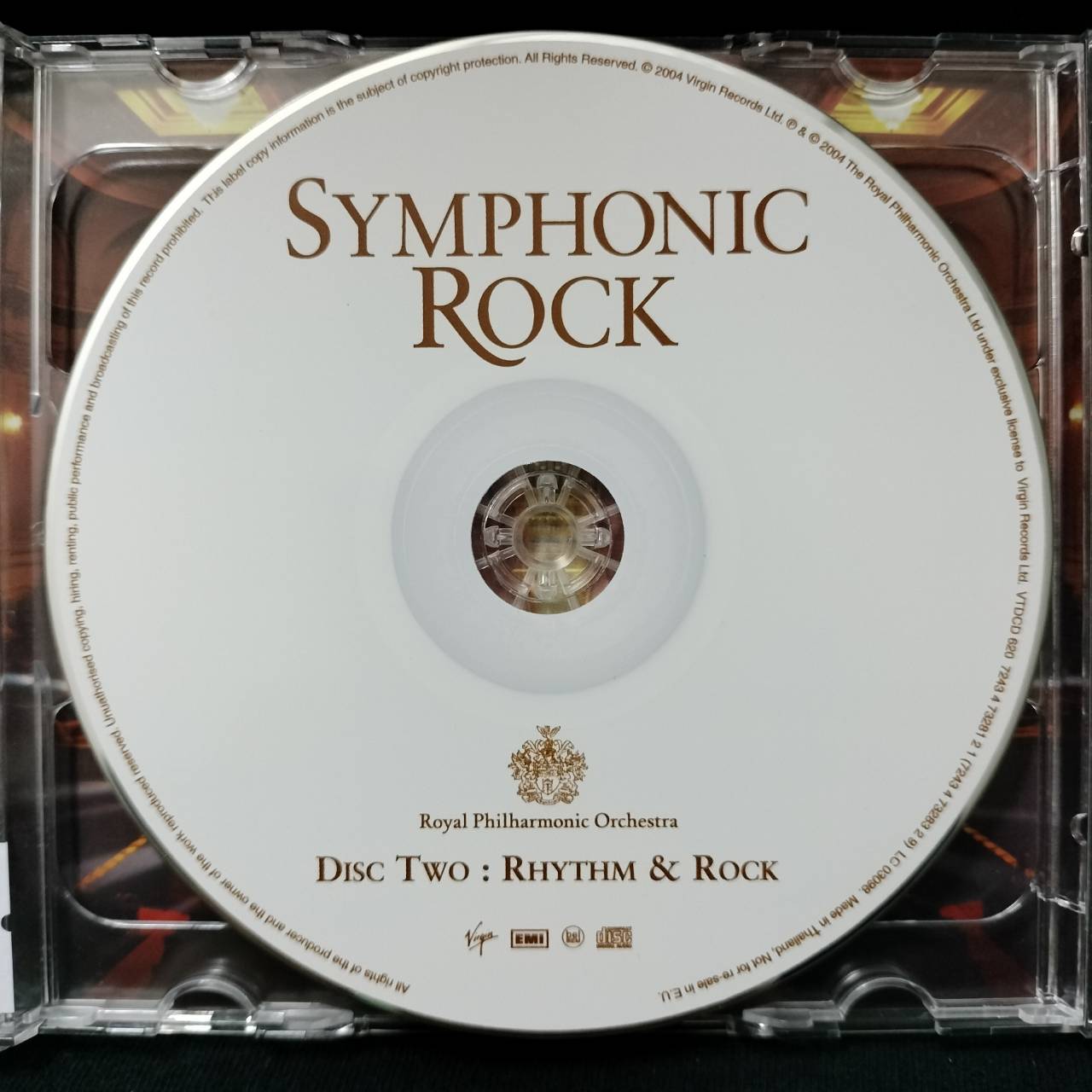 The Royal Philharmonic Orchestra – Symphonic Rock / THAILAND / 2CD / แผ่นสภาพนางฟ้า