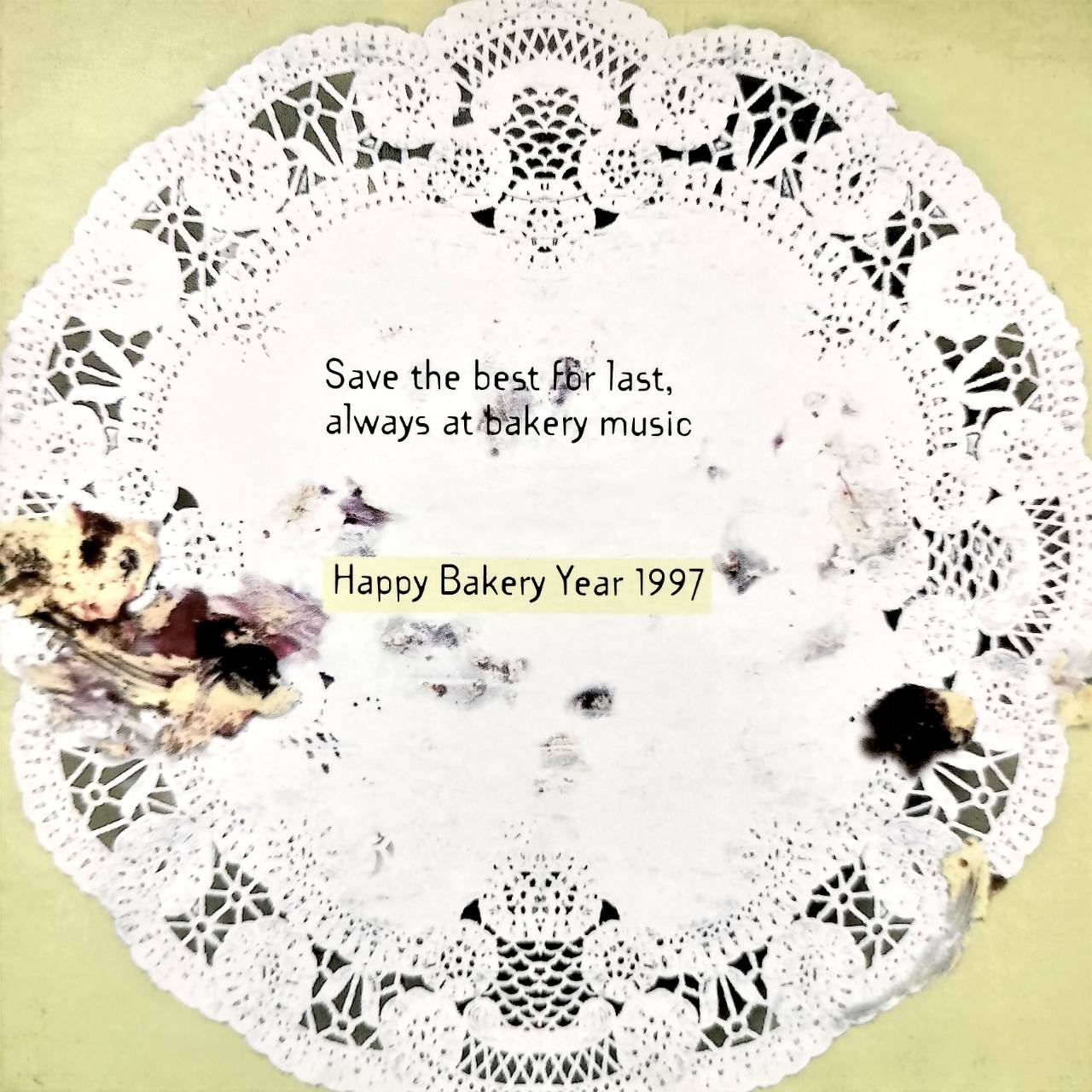 เบเกอรี่ – Happy Bakery Year 1997 / มุมกล่องกระดาษบุบ / แผ่นสวย