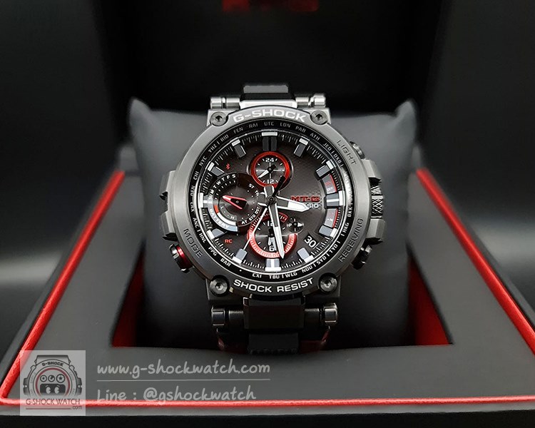 CASIO G-SHOCK นาฬิกาข้อมือ นาฬิกากันน้ำ นาฬิกาของแท้ ประกันศูนย์ CMG 1 ปี MTG-B1000B-1A