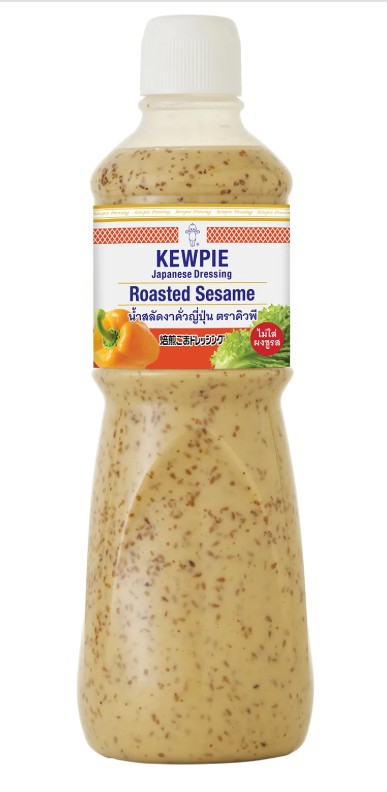 Kewpie Roasted Sesame Japanese Dressing คิวพี น้ำสลัดงาคั่วญี่ปุ่น แบบขวด 1 Ltr. (05-9440)