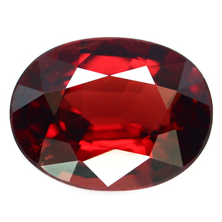 พลอยโกเมน (Garnet) 1.87 กะรัตแดงสวย