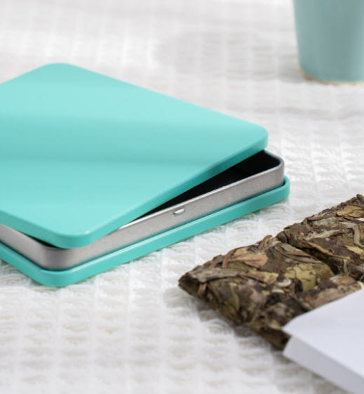 กล่องใส่ชา,กล่องเปล่าใส่ชาแผ่น,กล่องเหล็ก