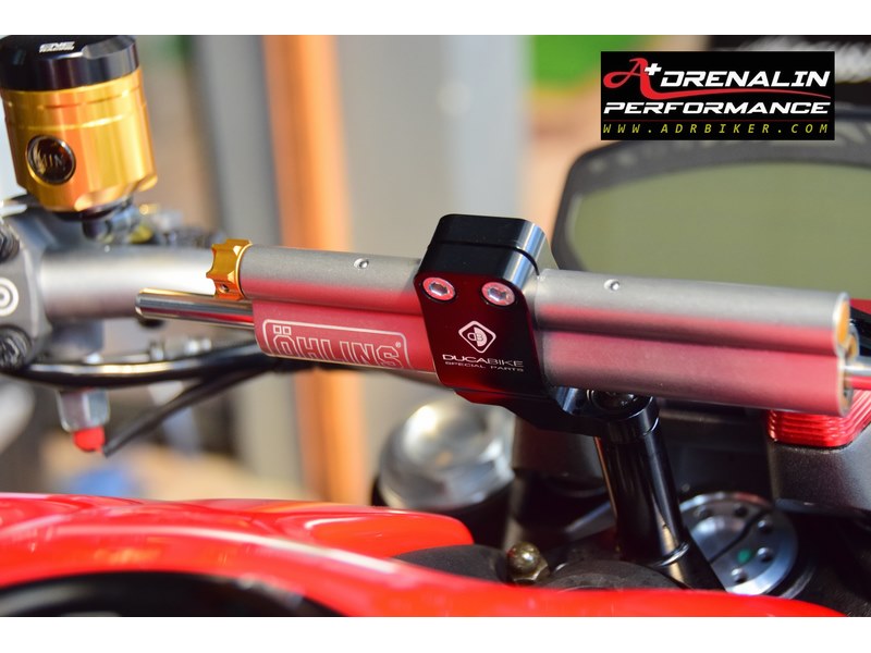 กันสะบัด Ohlins พร้อมขาจับ Ducabike สำหรับ M821 2018+