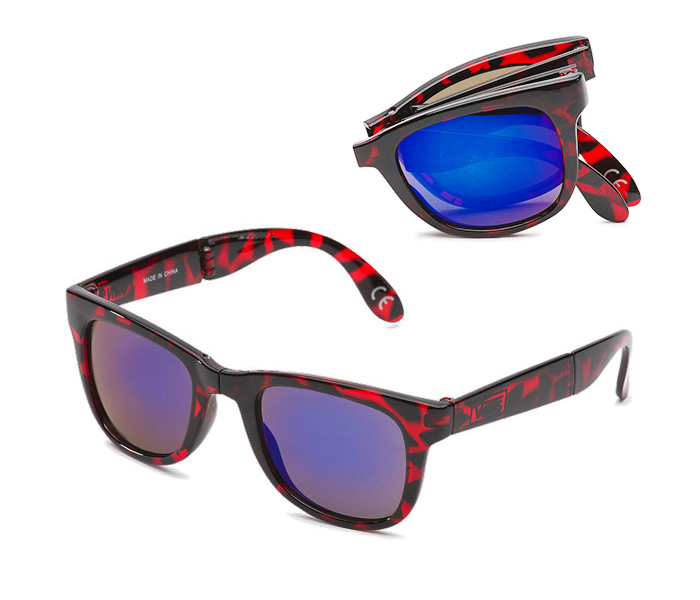 Vans Sunglasses Foldable Spicoli - High Risk Red Tortoise (แว่นพับได้)