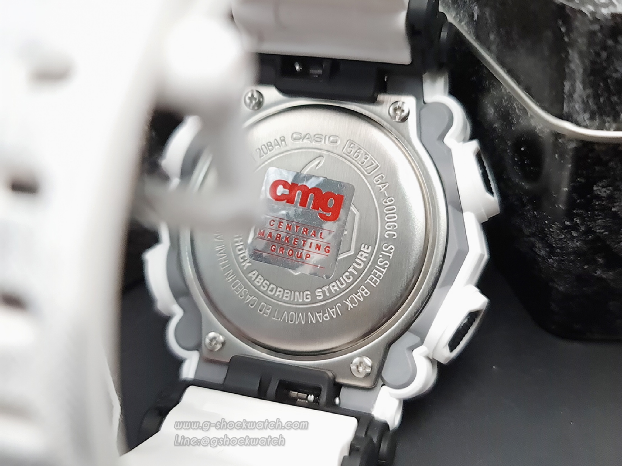 CASIO G-SHOCK นาฬิกาข้อมือ นาฬิกากันน้ำ นาฬิกาของแท้ ประกันศูนย์ CMG 1 ปี รุ่น GA-900GC-7A