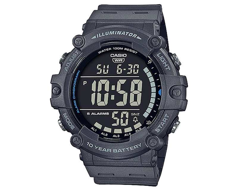 CASIO นาฬิกาข้อมือ นาฬิกากันน้ำ นาฬิกาของแท้ ประกันศูนย์ CMG 1 ปี รุ่น AE-1500WH-8B