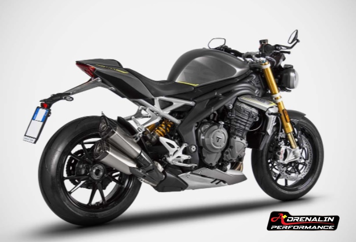 ท่อ Zard สลิปออน ปลายคู่ สำหรับ Speed triple 1200 2022+ rr/rs (For Exhibition only)