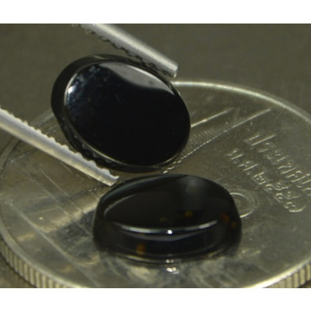 พลอยสปิเนล (Black Spinel) 1.80 กะรัต 2 ชิ้น