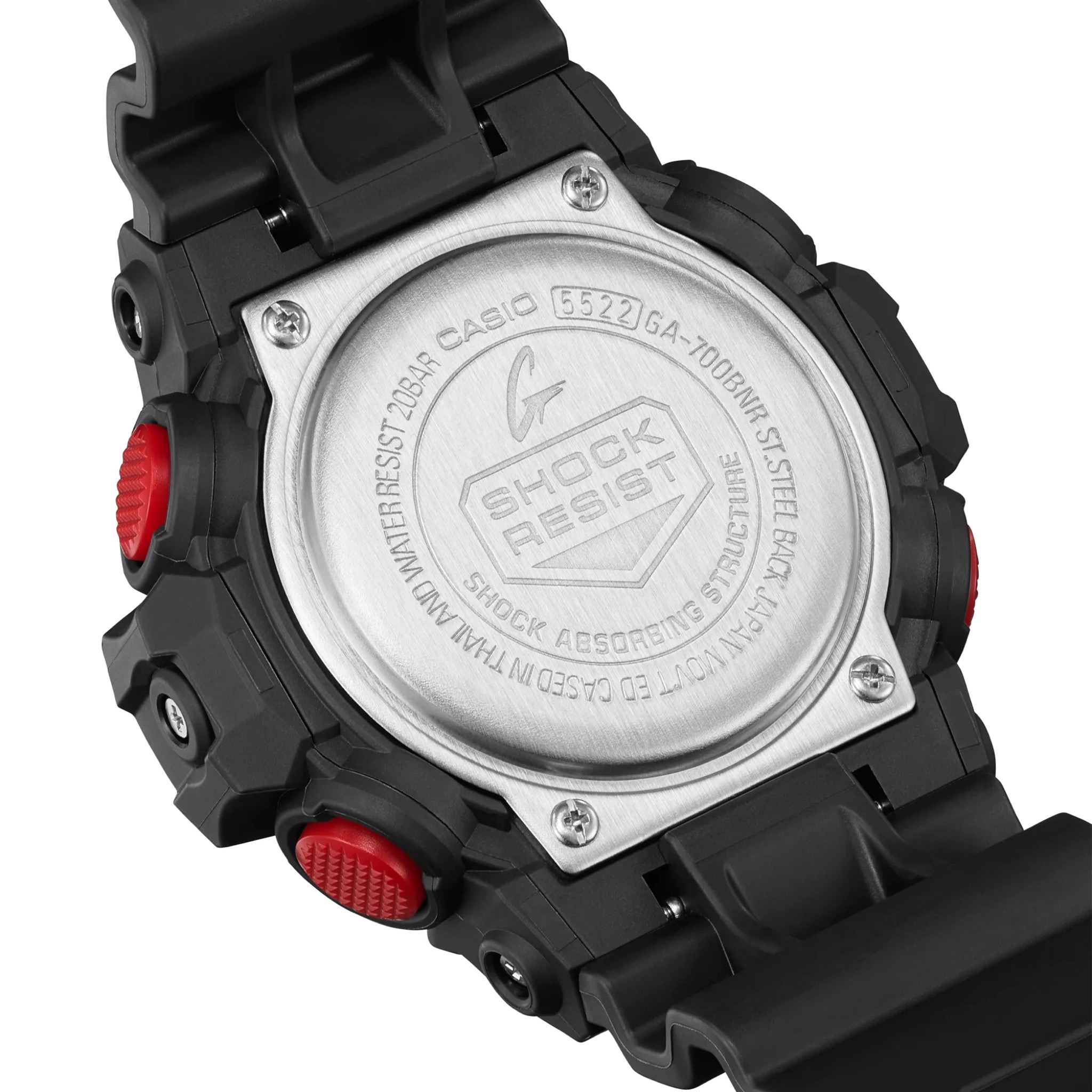 CASIO G-SHOCK นาฬิกาข้อมือ นาฬิกากันน้ำ นาฬิกาของแท้ ประกันศูนย์ CMG 1 ปี รุ่น GA-700BNR-1A