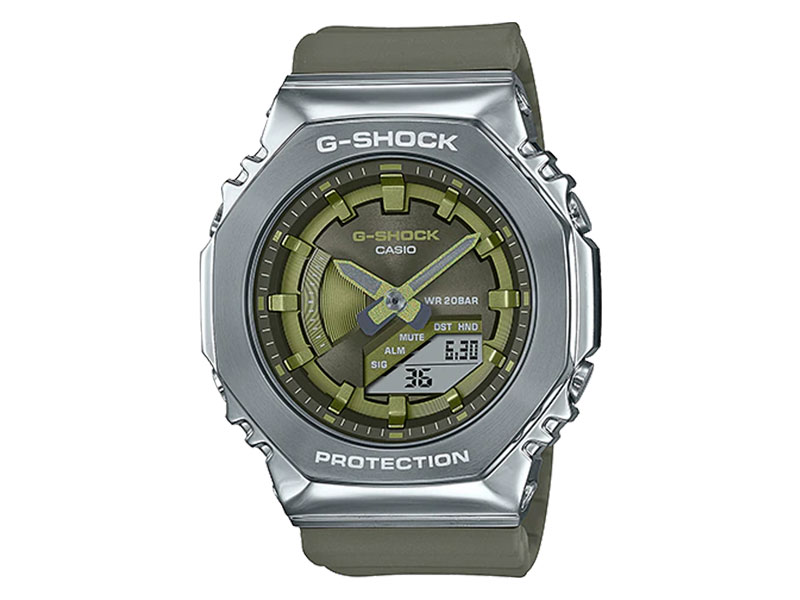 CASIO G-SHOCK นาฬิกาข้อมือ นาฬิกากันน้ำ นาฬิกาของแท้ ประกันศูนย์ CMG 1 ปี รุ่น GM-S2100-3A
