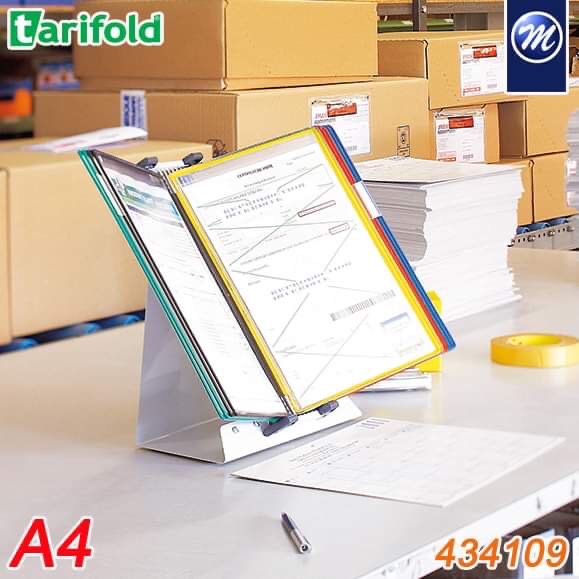 แท่นโชว์เอกสารตั้งโต๊ะ A4 (10ซอง) เทอริโฟลด์ 434109