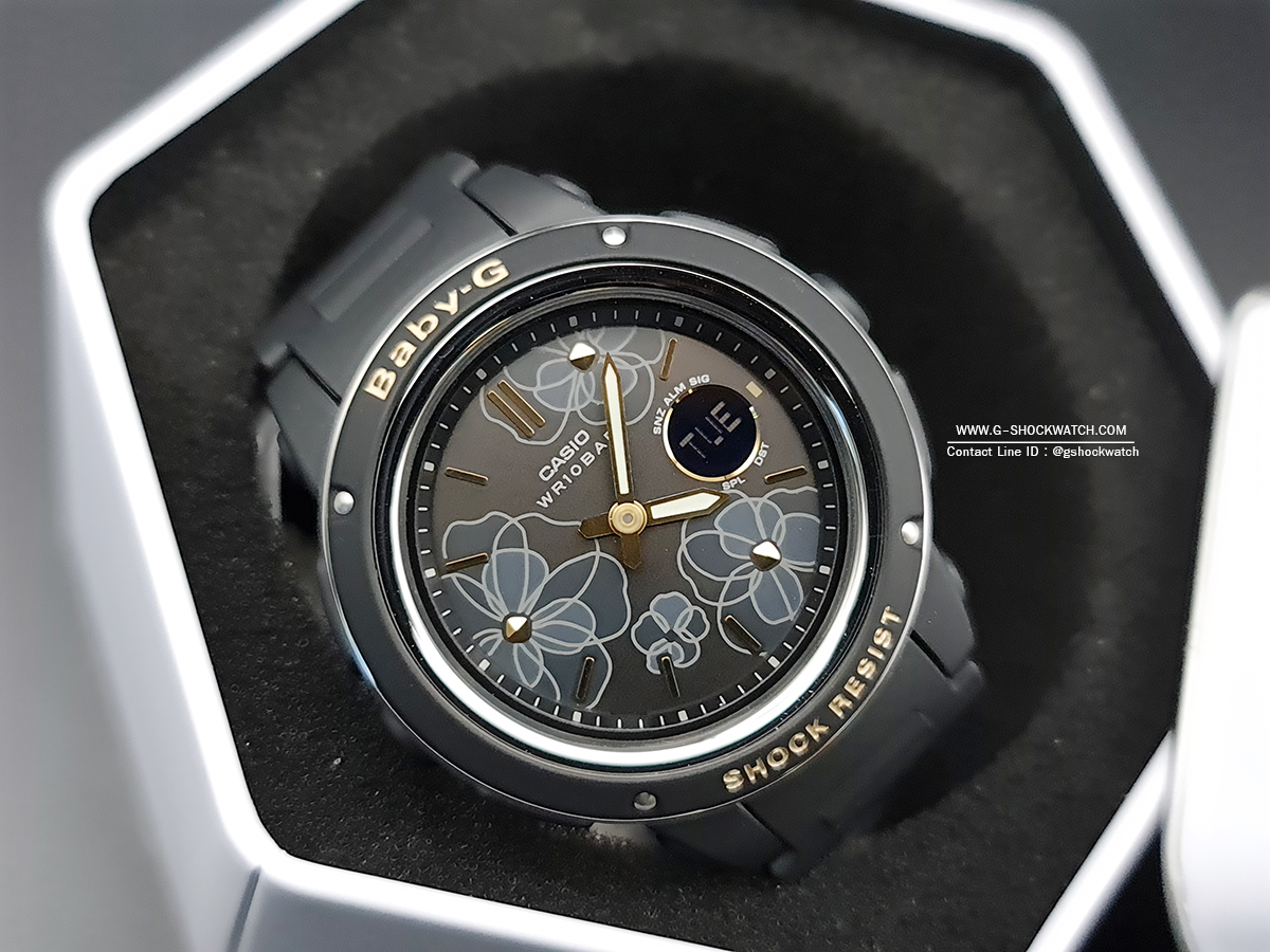 CASIO BABY-G นาฬิกาข้อมือ นาฬิกากันน้ำ นาฬิกาของแท้ ประกันศูนย์ CMG 1 ปี รุ่น BGA-150FL-1A