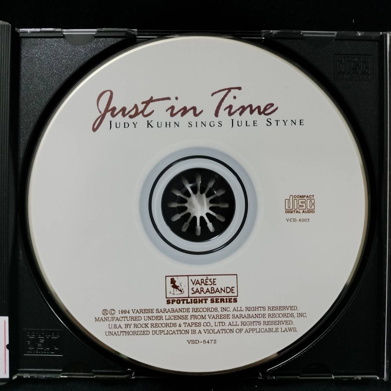 Judy Kuhn – Just In Time: Judy Kuhn Sings Jule Styne / USA / แผ่นสวย