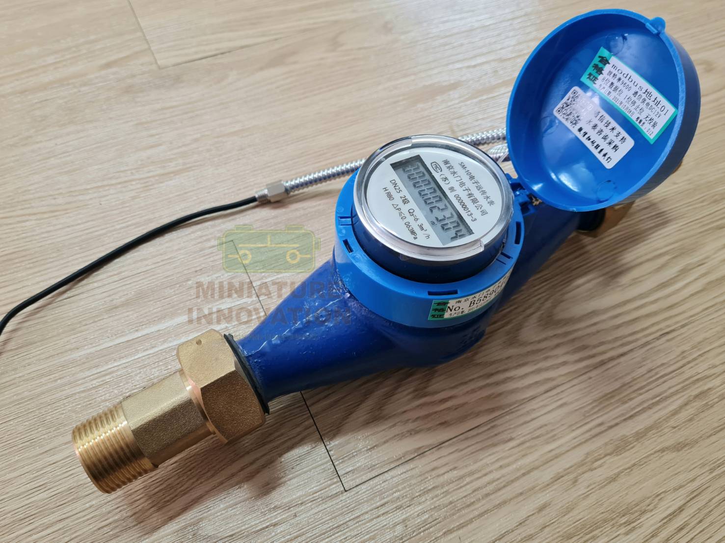 ดิจิตอล มิเตอร์วัดการใช้น้ำ RS485 Water Flow Meter RS485 MODBUS output DN25 1"