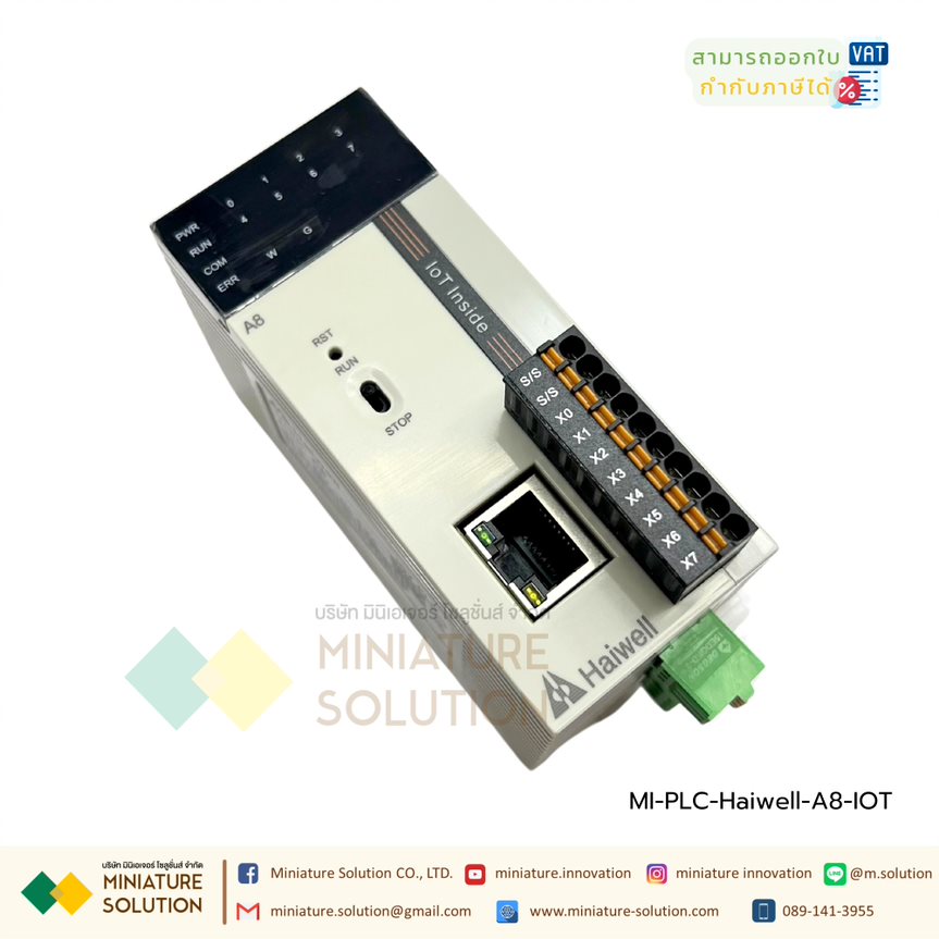 Haiwell A8 IoT PLC = PLC + HMI + RTU+ IoT Gateway Support Haiwell Cloud and MQTT(A8-IOT PLC)