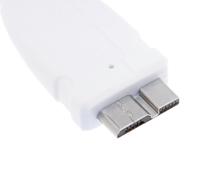 PISEN สายชาร์จ Micro USB 3.0 Data Transmit and Charging Cable ยาว 800 mm อุปกรณ์สำหรับรีชาร์จและซิงค์เพื่อโอนถ่ายข้อมูลแบบ 2-in-1 (For Smart Device) - สีขาว