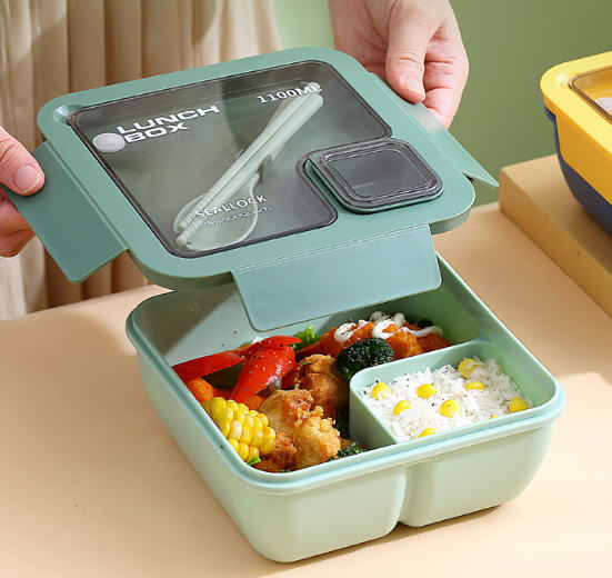 กล่องใส่ข้าวพลาสติก,กล่องข้าว,กล่องข้าวพลาสติก,1,100ml