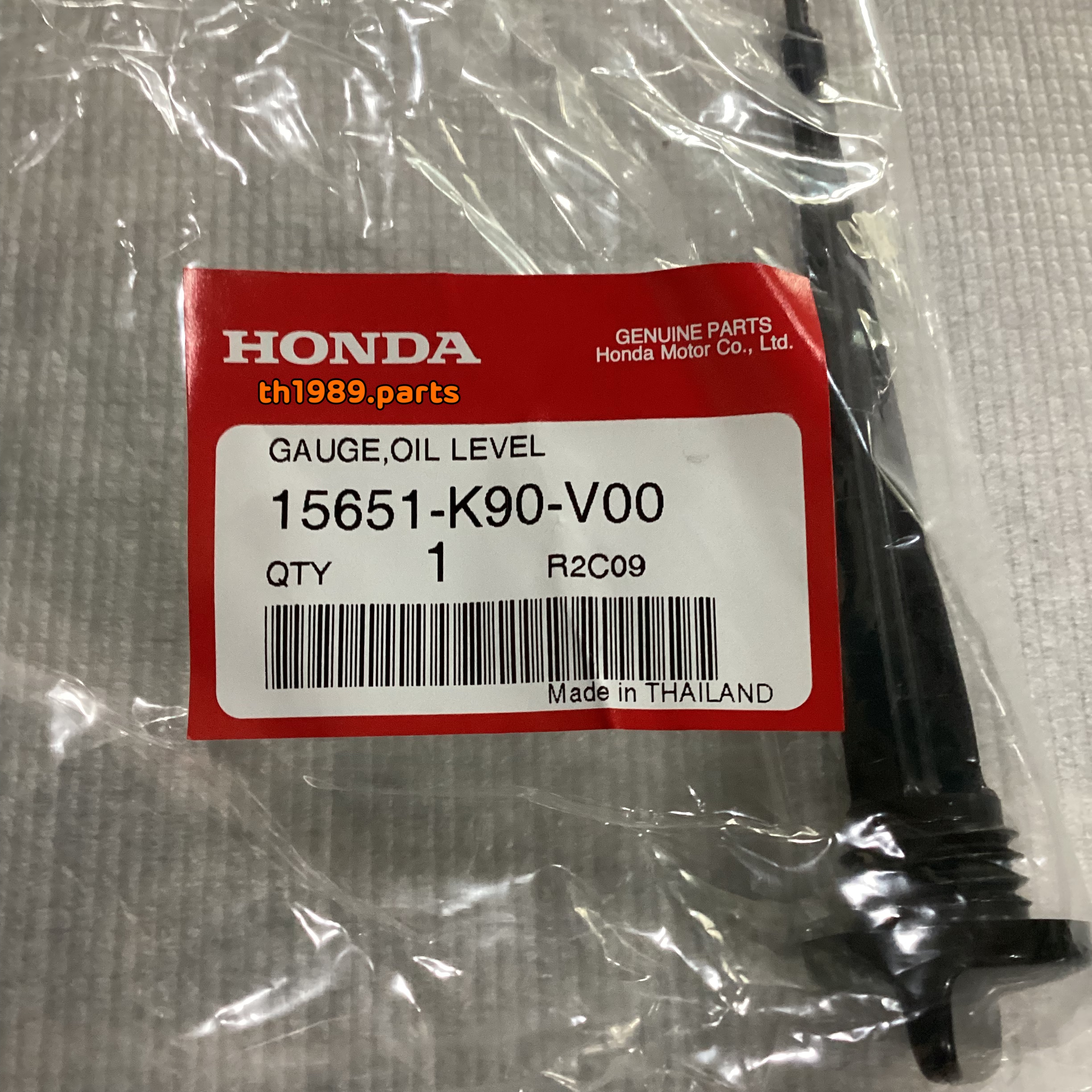 15651-K90-V00 ก้านวัดระดับน้ำมันเครื่อง (จุกวัดระดับน้ำมันเครื่อง เวฟ) WAVE110i 2018-2020 อะไหล่แท้ HONDA