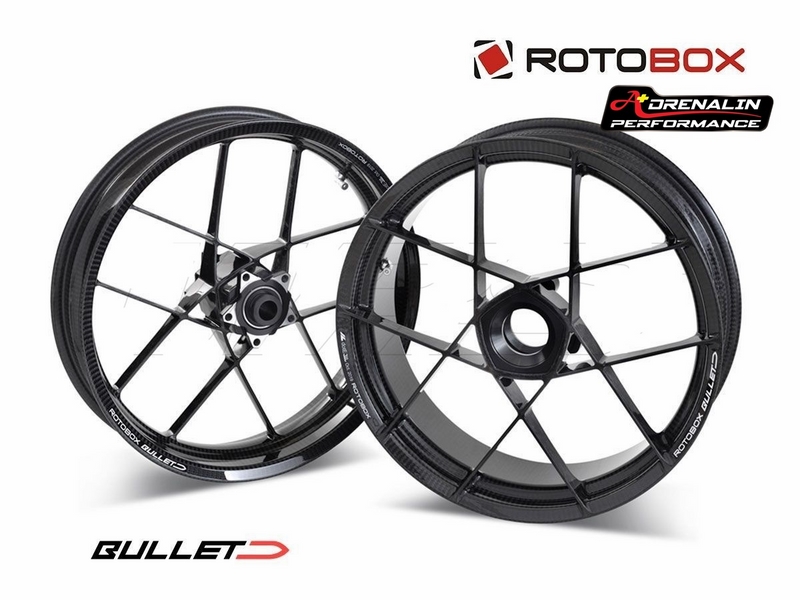 ล้อคาร์บอน Rotobox 10ก้าน สำหรับ R nine T ลาย Bullet