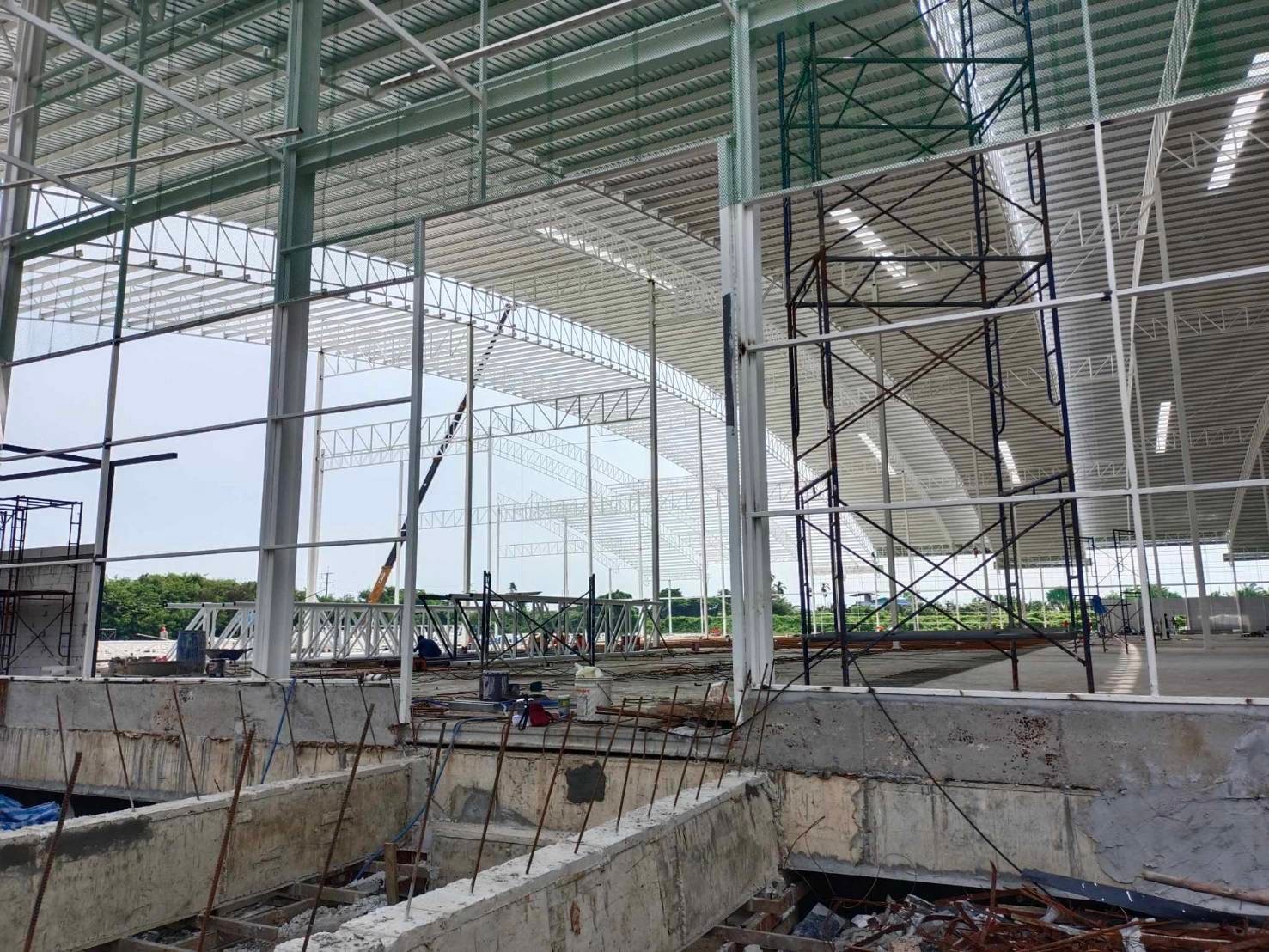 รับสร้างโครงหลังคาเหล็ก โรงงาน โกดัง สำเร็จรูป