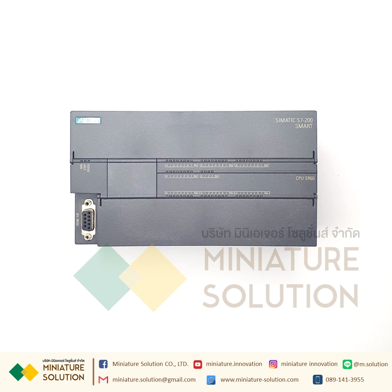 ซีเมนต์ SIMATIC S7-200 SMART PLC CPU SR20 SR30 SR40 ST20 ST30 CR20 SIEMENS analog module AE04 AE08 AM03 AM06 SB CM01 AQ01 AE01 (SR60)