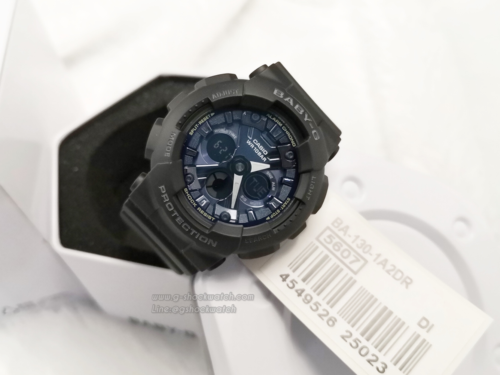 CASIO BABY-G นาฬิกาข้อมือ นาฬิกากันน้ำ นาฬิกาของแท้ ประกันศูนย์ CMG 1 ปี รุ่น BA-130-1A2