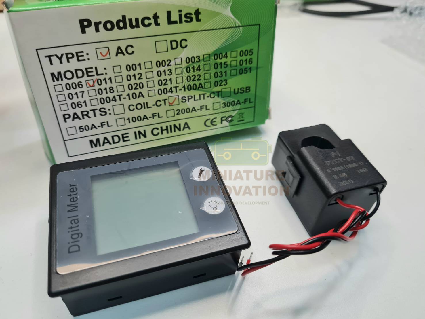 PZEM-011 AC Single Phase Digital Electric Saver Power Meter Wattmeter 80-260VAC 100A Khw Energy Meter PZEM-011 with CT coil