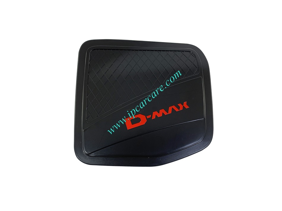 ครอบฝาน้ำมัน d-max 2012-2019 ยกสูง(ดำด้านโลโก้แดง)