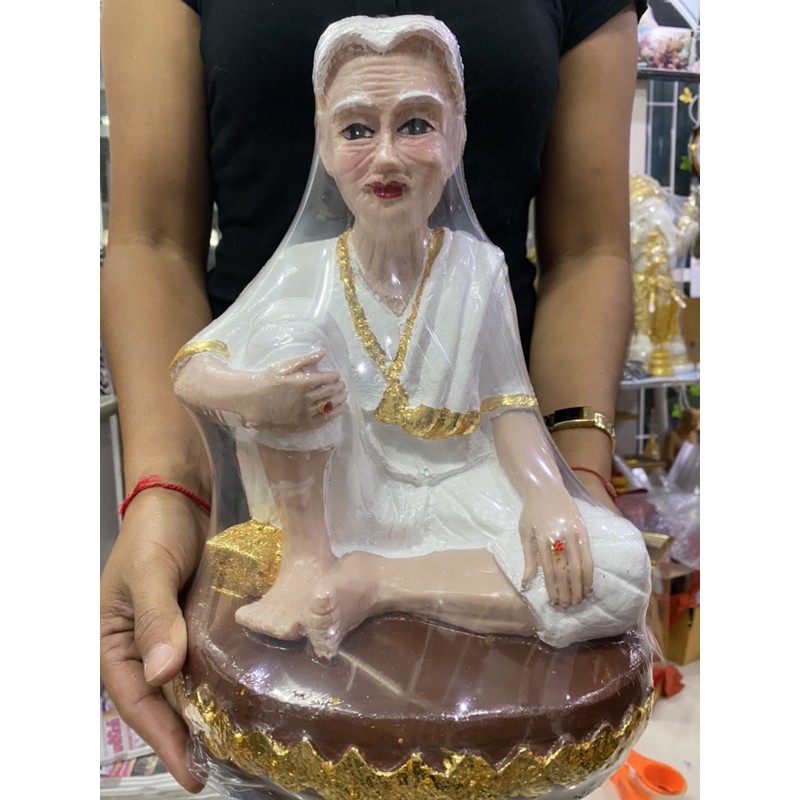 ตายาย ของตั้งศาลพระภูมิ ขนาดใหญ่ องค์พ่นสี สูง12นิ้ว ราคาต่อองค์นะคะ อ่านให้หมดค่ะ องค์ใหญ่