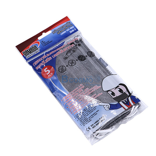 หน้ากากอนามัยคาร์บอน (แพ็ค5ชิ้น) YAMADA 3040-5