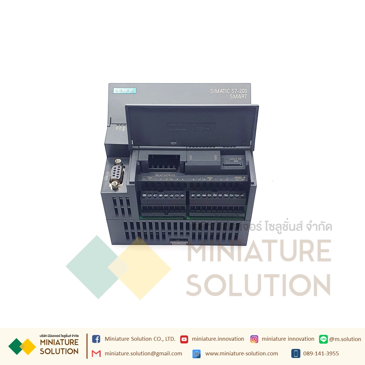 ซีเมนต์ SIMATIC S7-200 SMART PLC CPU SR20 SR30 SR40 ST20 ST30 CR20 SIEMENS analog module AE04 AE08 AM03 AM06 SB CM01 AQ01 AE01 (SR30)