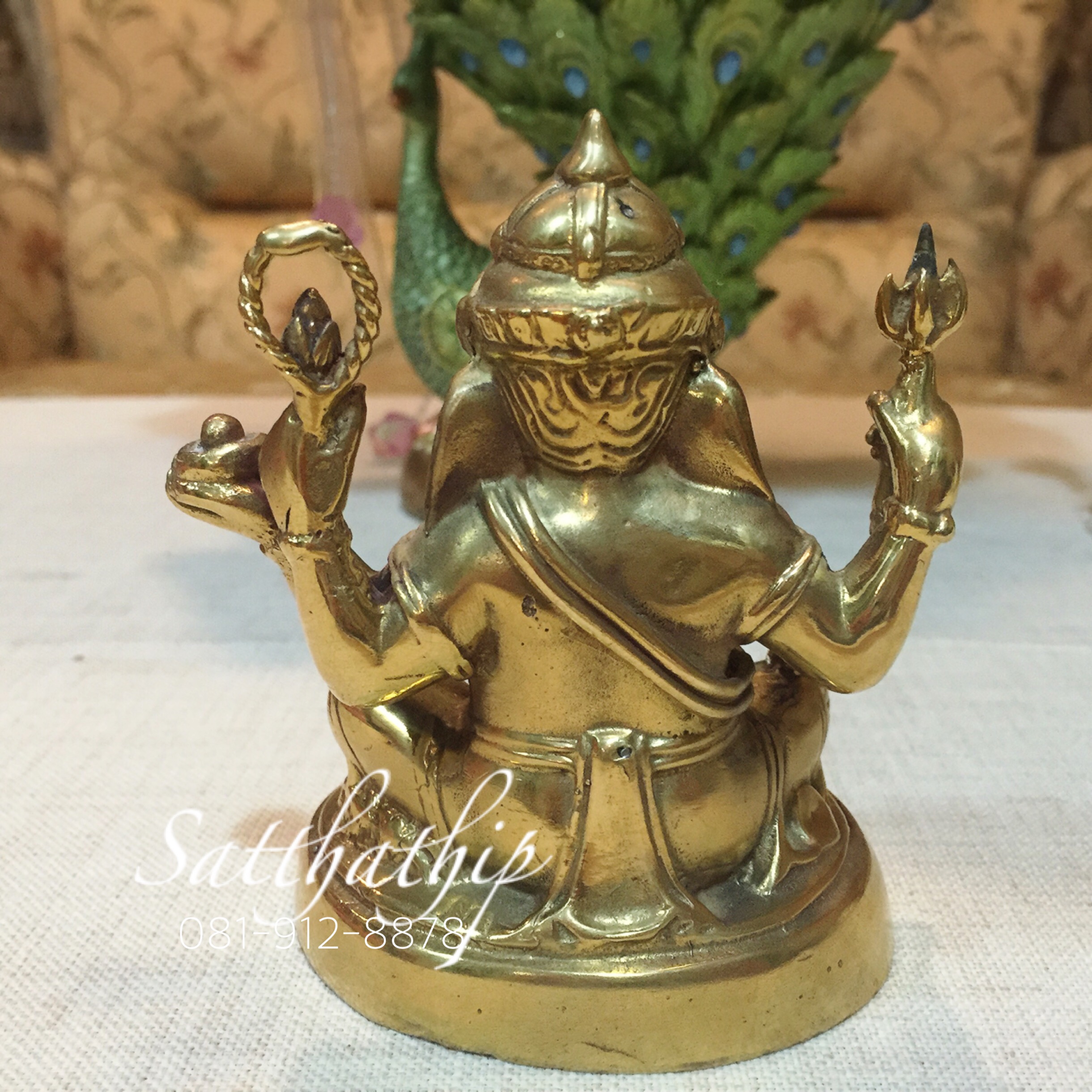 พระพิฆเนศปาง พระรีนาโมจัน คณปติ (ทองเหลือง) - Ganesha: Lord of Success