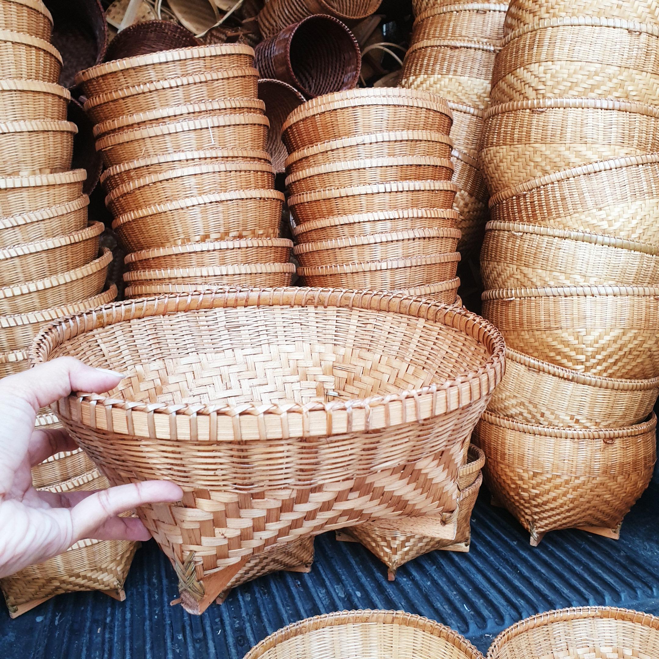 กระจาด 12" ทรงสูง