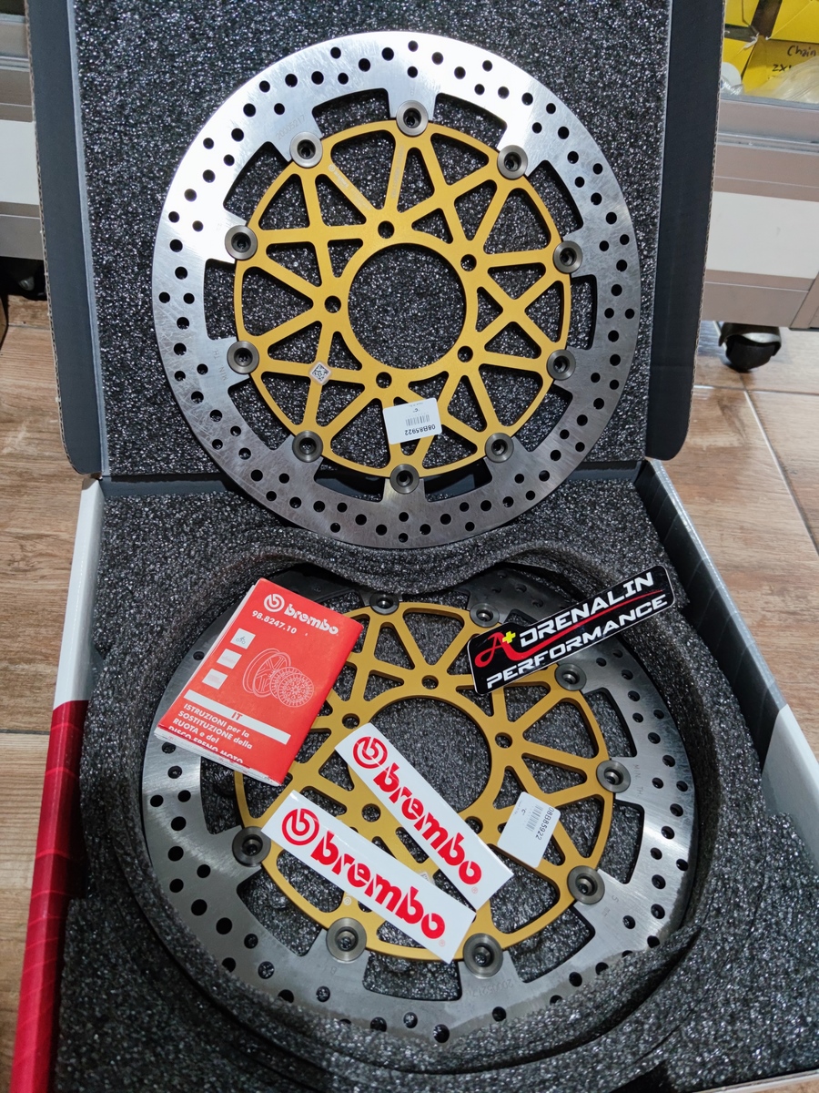 จานเบรคหน้า brembo HP supersport สำหรับ ZX10 2016+