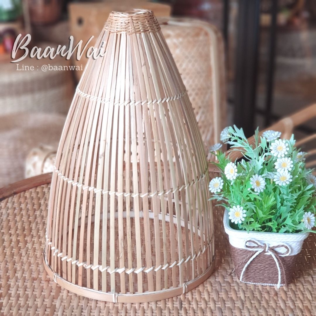 โคมไฟไม้ไผ่ โคมไฟสุ่ม