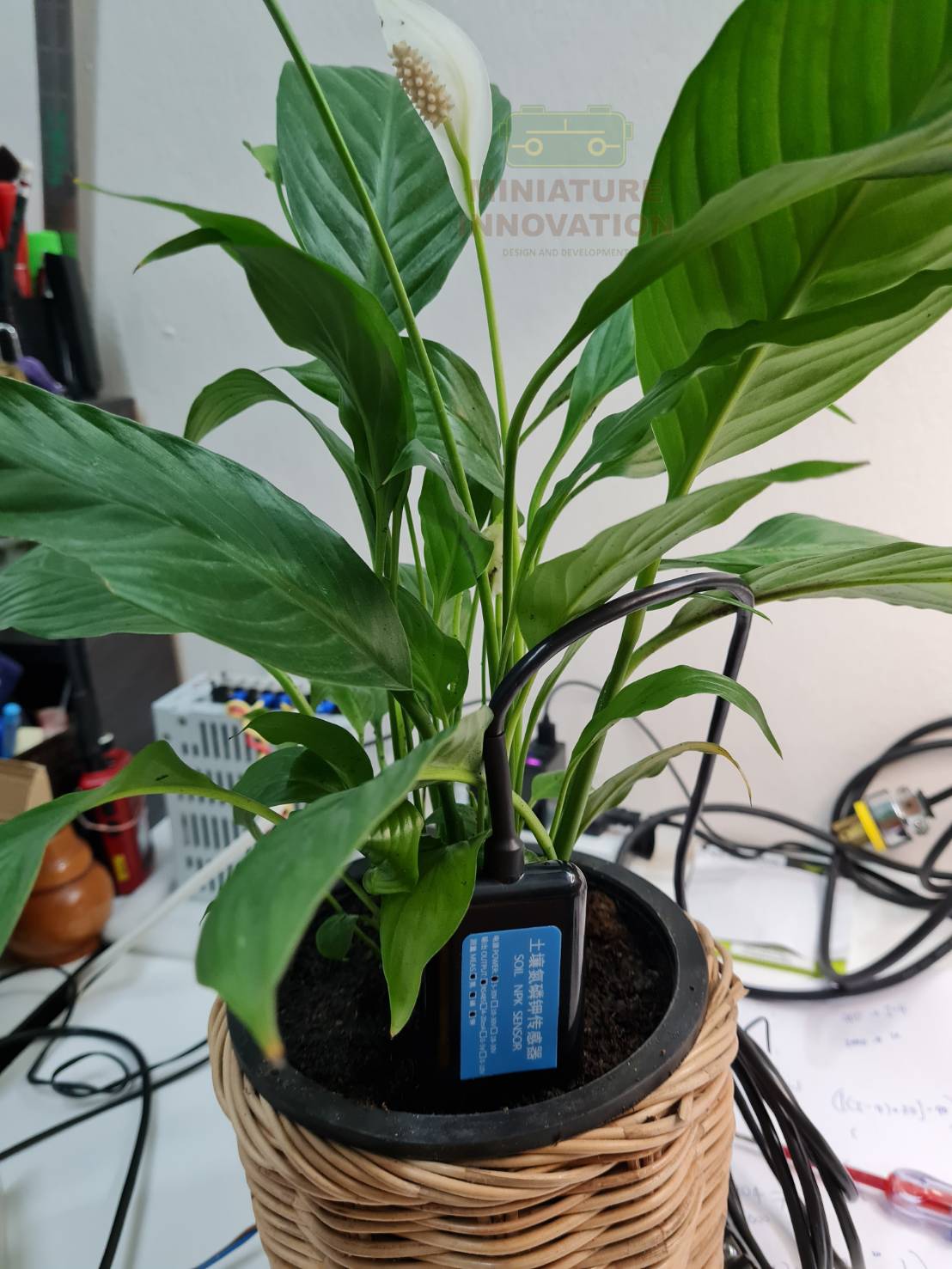 Soil NPK Sensor NPK sensor MODBUS RTU485 สำหรับวัดธาตุ สารอาหารในดินเชิงการเกษตร OUTPUT RS485