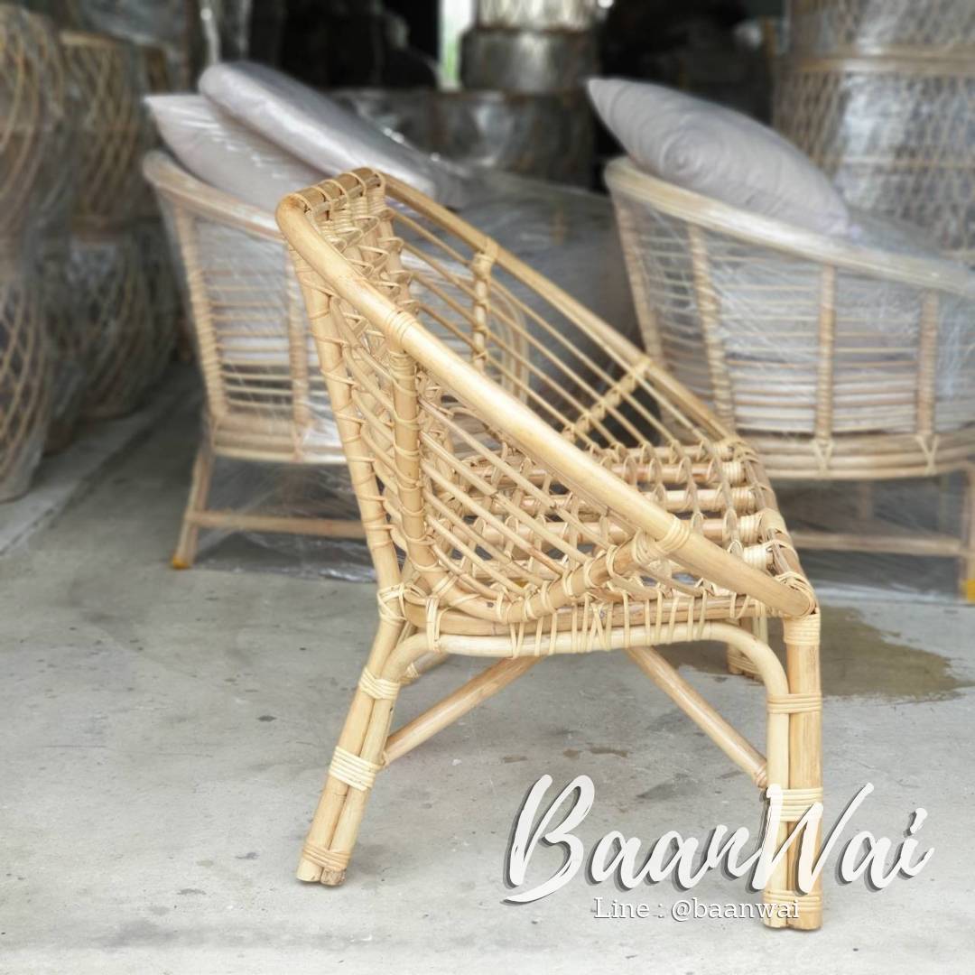 ชุดโซฟาหวายแท้