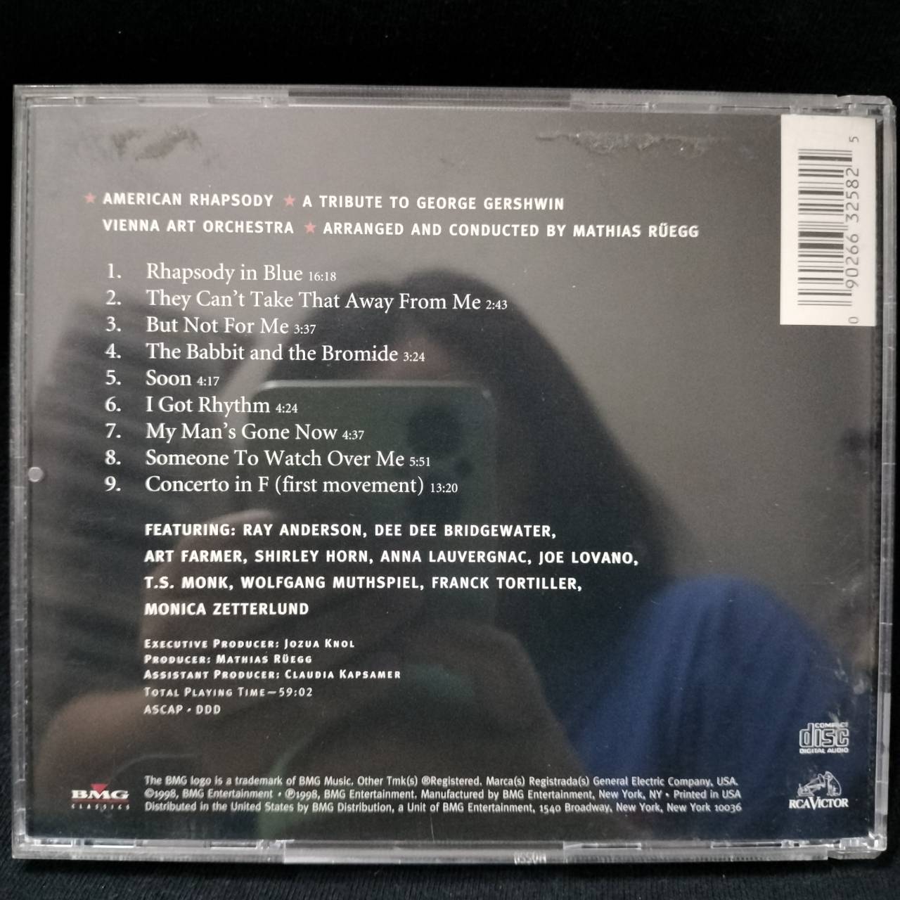 Vienna Art Orchestra – American Rhapsody A Tribute To George Gershwin / USA / แผ่นดี