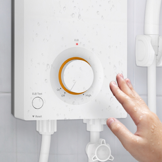 PANASONIC เครื่องทำน้ำอุ่น DH-3VL1TW (3500W) 3,500 วัตต์