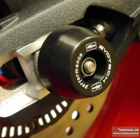 Evotech กันล้มล้อหน้า-หลัง (Front Axle Protector ) สำหรับ Street Triple/r/rs