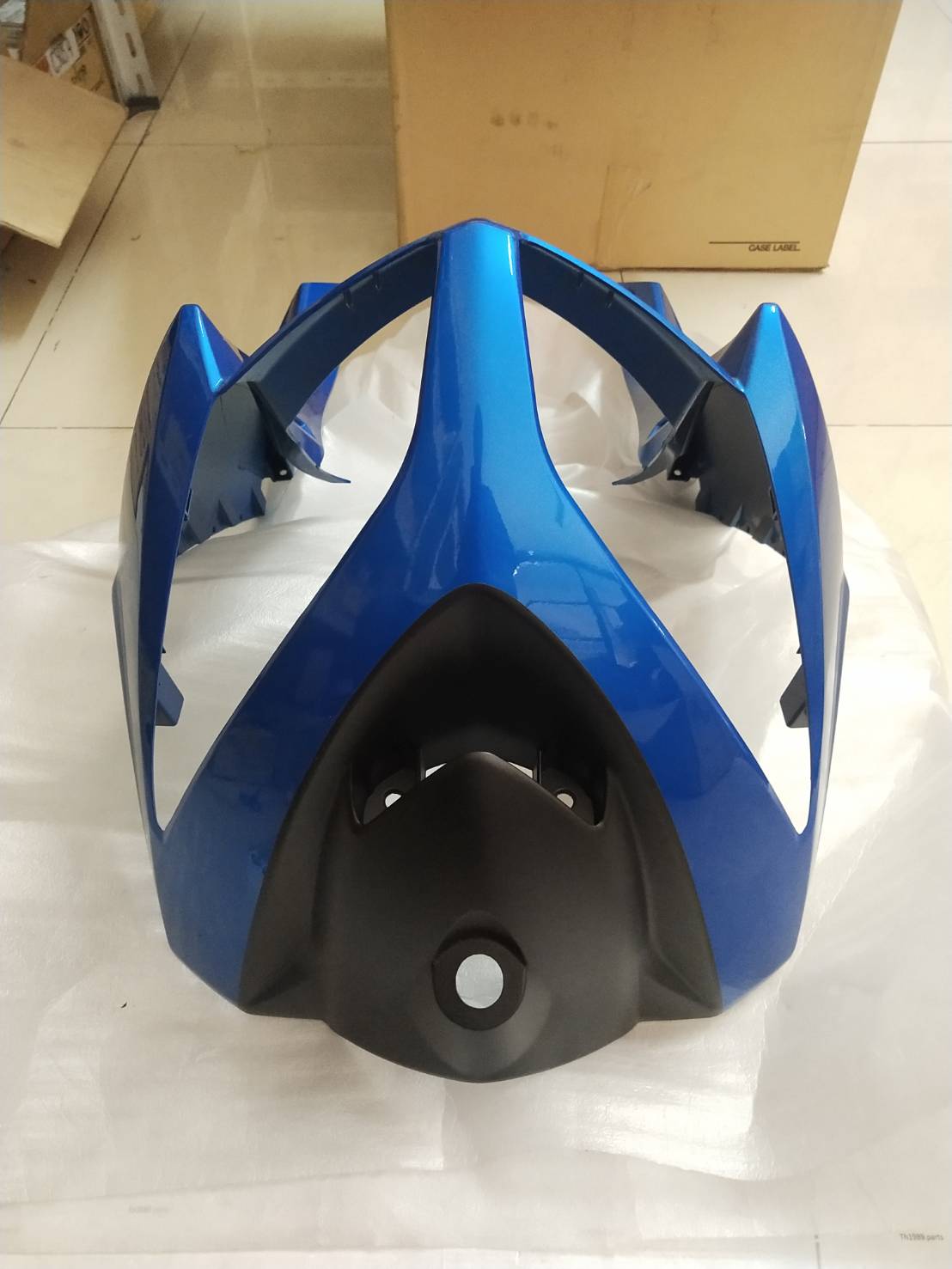 บังลมสีดำด้าน/น้ำเงิน สำหรับรุ่น NOUVO MX' 2007 อะไหล่แท้ YAMAHA 1P7-F8311-10-2X