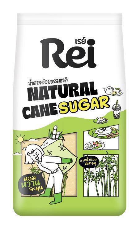 เรย์ น้ำตาลอ้อยธรรมชาติ 1 กก. Rei Natural Cane Sugar 1 Kg. (03-9399)