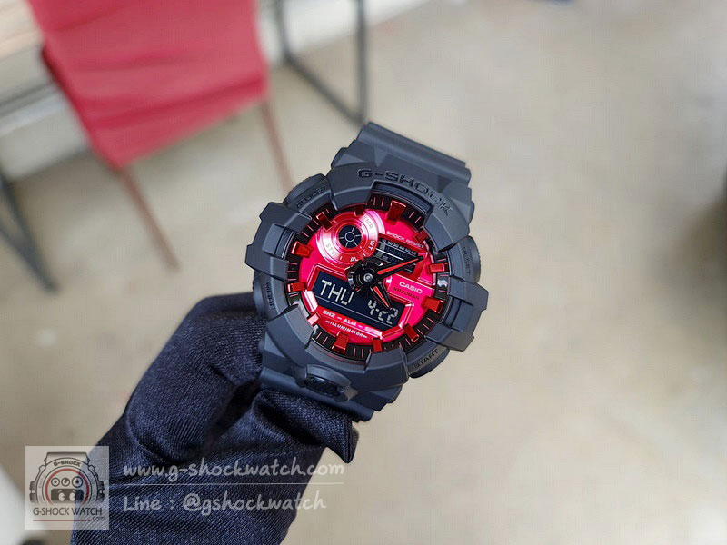 CASIO G-SHOCK นาฬิกาข้อมือ นาฬิกากันน้ำ นาฬิกาของแท้ ประกันศูนย์ CMG 1 ปี รุ่น GA-700AR-1A