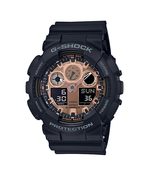 CASIO G-SHOCK นาฬิกาข้อมือ นาฬิกากันน้ำ นาฬิกาของแท้ ประกันศูนย์ CMG 1 ปี รุ่น GA-100MMC-1A