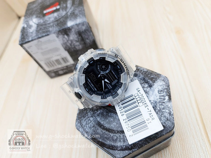 CASIO G-SHOCK นาฬิกาข้อมือ นาฬิกากันน้ำ นาฬิกาของแท้ ประกันศูนย์ CMG 1 ปี รุ่น GA-700SKE-7A