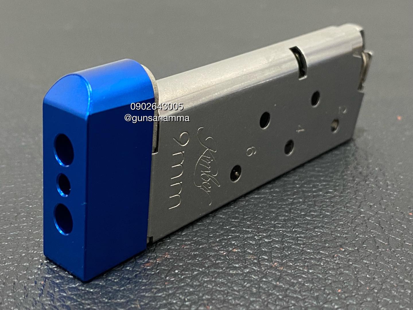 ส้นแม็กรองก้อย Kimber Micro9/1911-ยาว3.8cm x สูง1.5cm