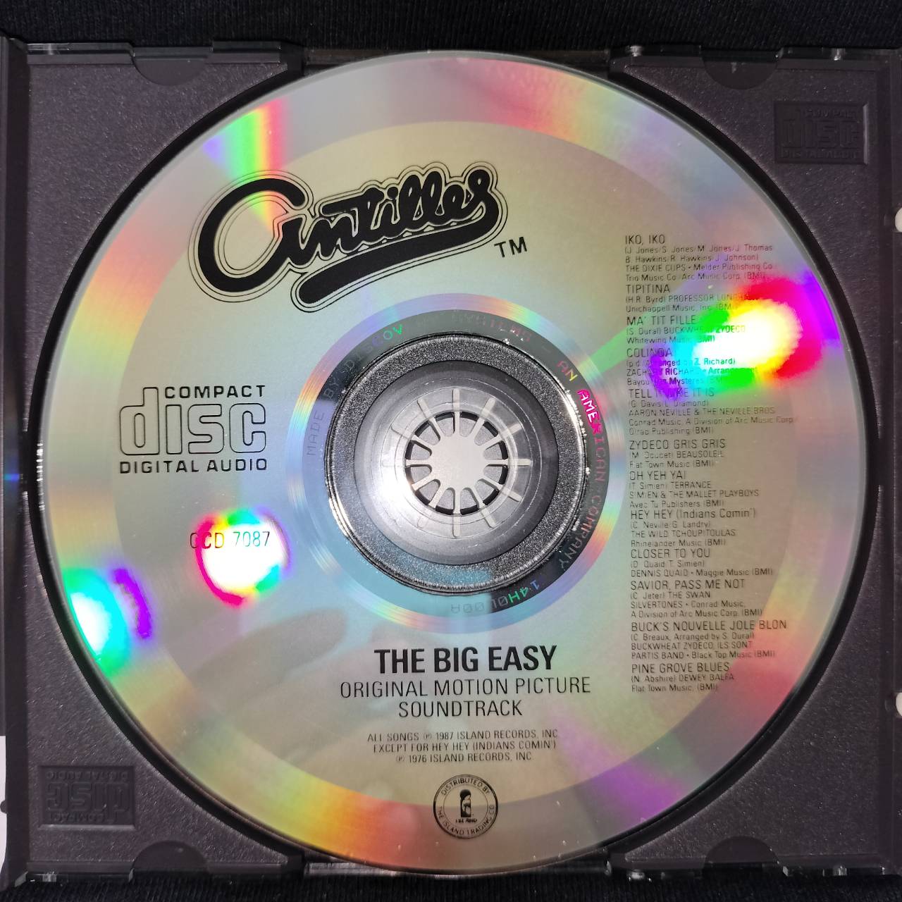 Various – The Big Easy (Original Motion Picture Soundtrack) / USA / แผ่นดี