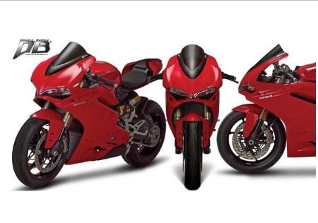 ชิวหน้า Zero Gravity WindScreen สำหรับ 959,1299 PANIGALE