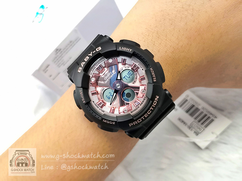 CASIO BABY-G นาฬิกาข้อมือ นาฬิกากันน้ำ นาฬิกาของแท้ ประกันศูนย์ CMG 1 ปี รุ่น BA-130-1A4
